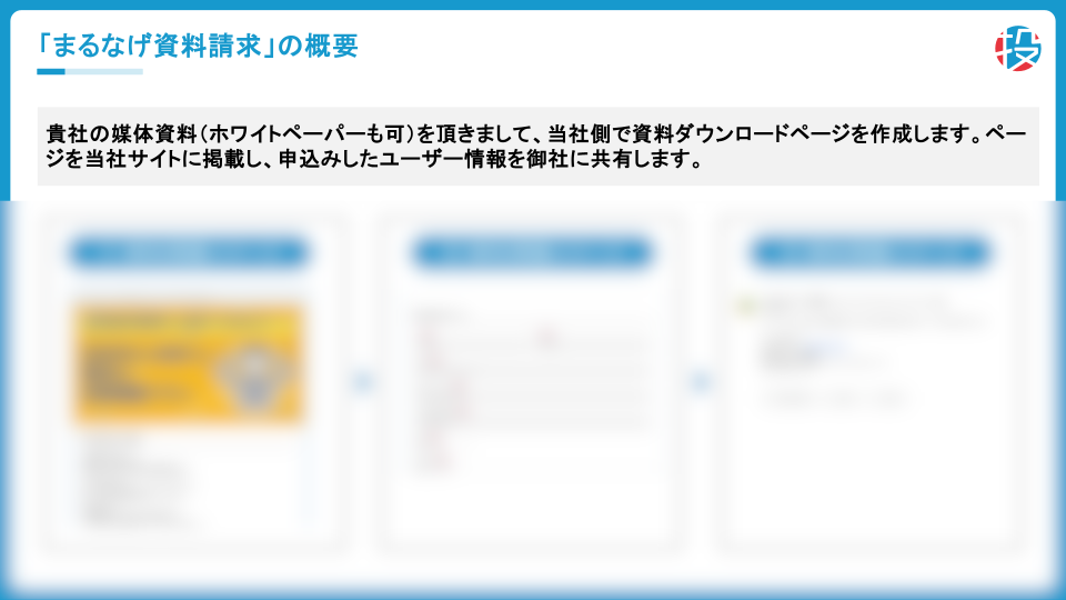 まるなげ資料請求媒体資料